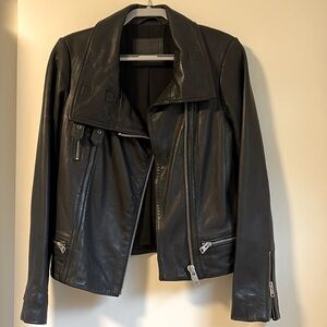 Allsaintsts leather biker jacket